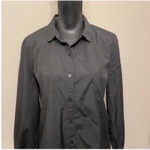 NWT Everlane Women’s Organic Cotton Black Button-Up Shirt Size 6